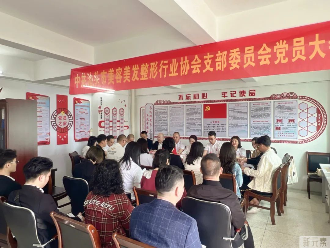 中共汕头市美容美发整形行业协会支部委员会换届大会顺利召开 图片-5