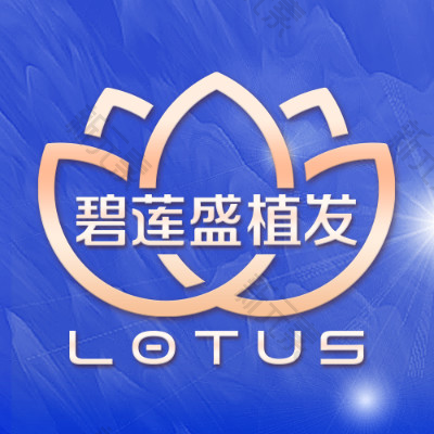北京碧莲盛植发 logo